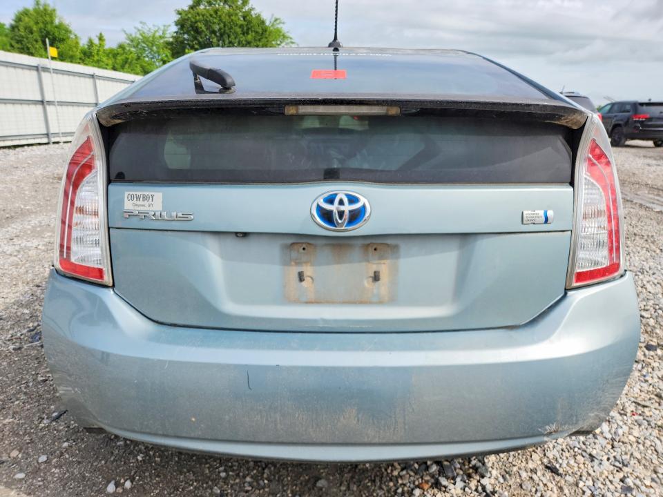 2012 Toyota Prius VIN JTDKN3DU7C1490752 COPART salvage auction — FRONT END, Ar - Cert Of Title-Salvage, sold $2,050 on 2026-07-06 (photo 6)