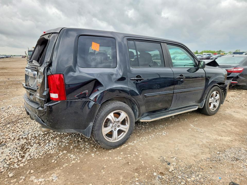2014 Honda Pilot VIN 5FNYF4H72EB015697 COPART salvage auction — FRONT END, Tx - Salvage Vehicle Title, sold $725 on 2026-07-02 (photo 3)