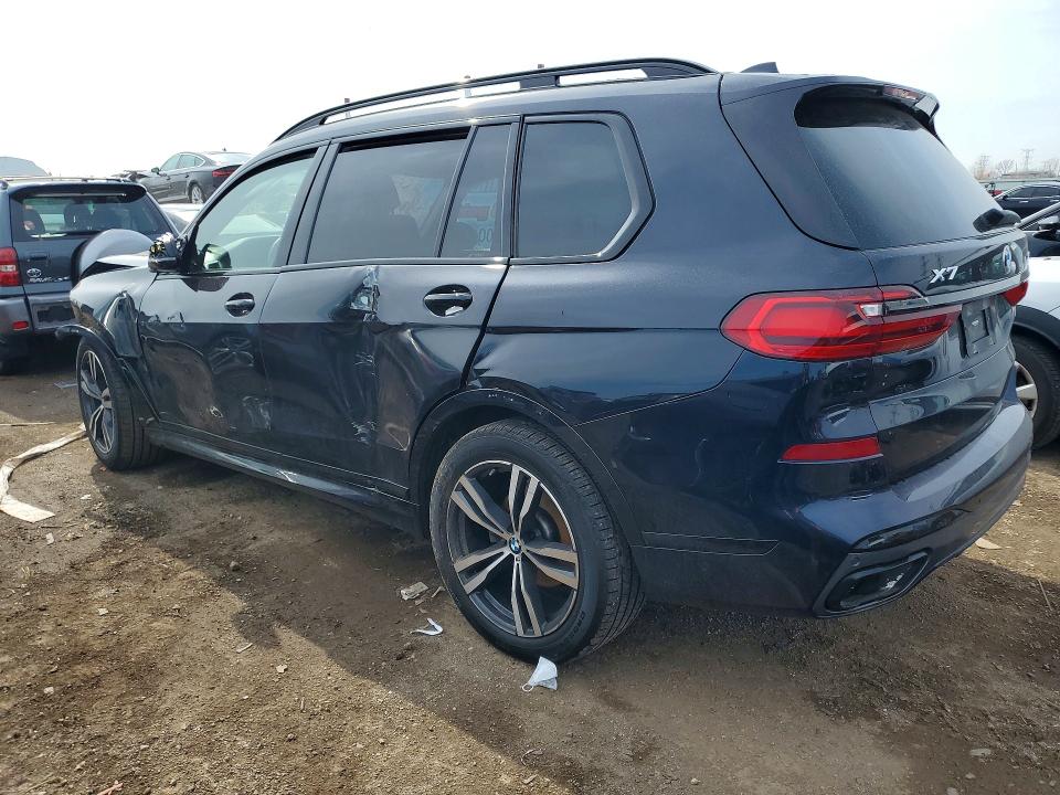 2022 BMW X7 VIN 5UXCW2C05N9L10679 COPART salvage auction — FRONT END, Il - Salvage Certificate, sold $20,200 on 2026-07-21 (photo 2)