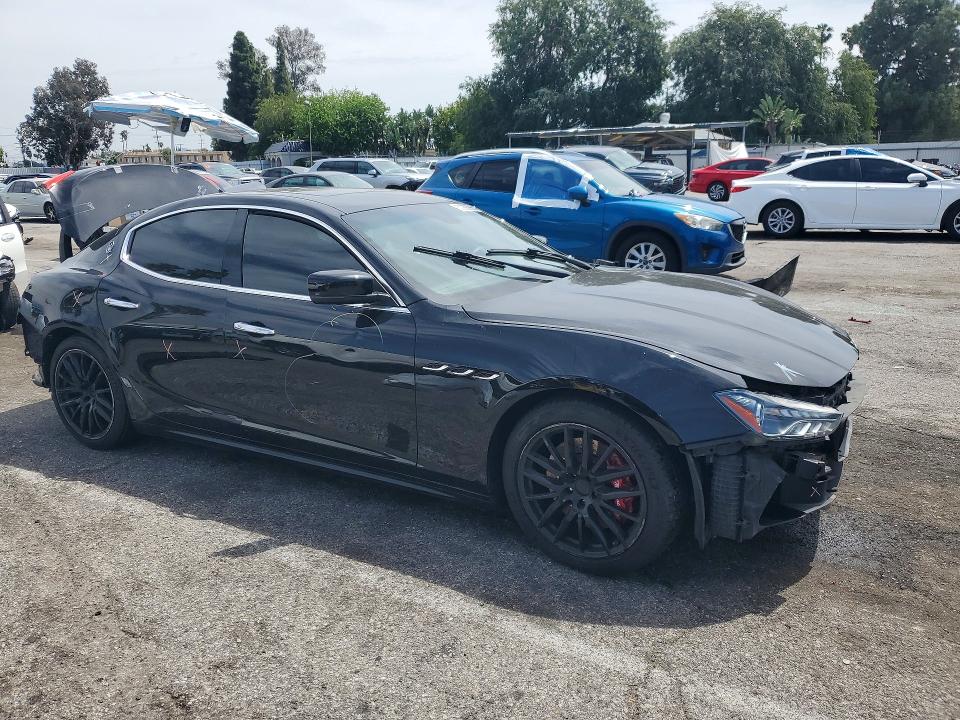 2015 Maserati Ghibli VIN ZAM57RTA7F1138224 COPART salvage auction — FRONT END, Ca - Salvage Certificate, sold $1,300 on 2026-07-07 (photo 4)