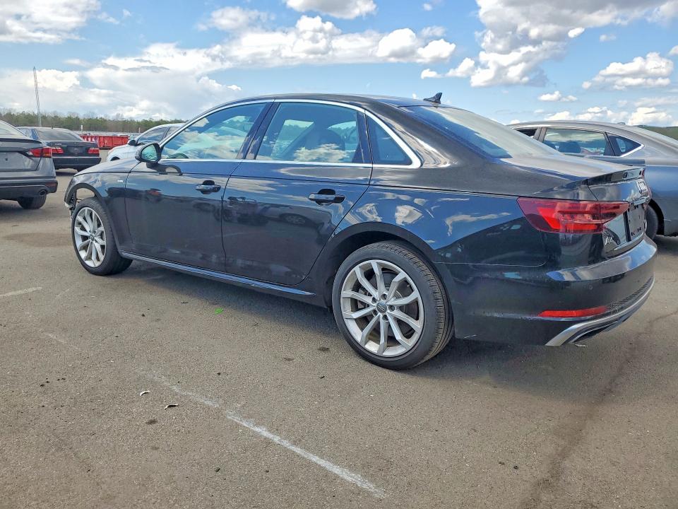 2019 Audi A4 VIN WAUENAF4XKN005362 COPART salvage auction — FRONT END, Ny - Mv907A-Parts Only, sold $3,150 on 2026-08-24 (photo 2)
