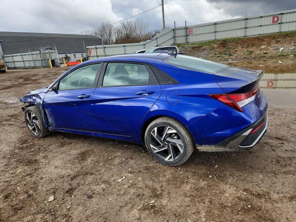 2025 Hyundai Elantra VIN KMHLM4DG4SU001532 COPART salvage auction — FRONT END, Mi - Certificate Of Title, sold $750 on 2026-07-22 (photo 2)