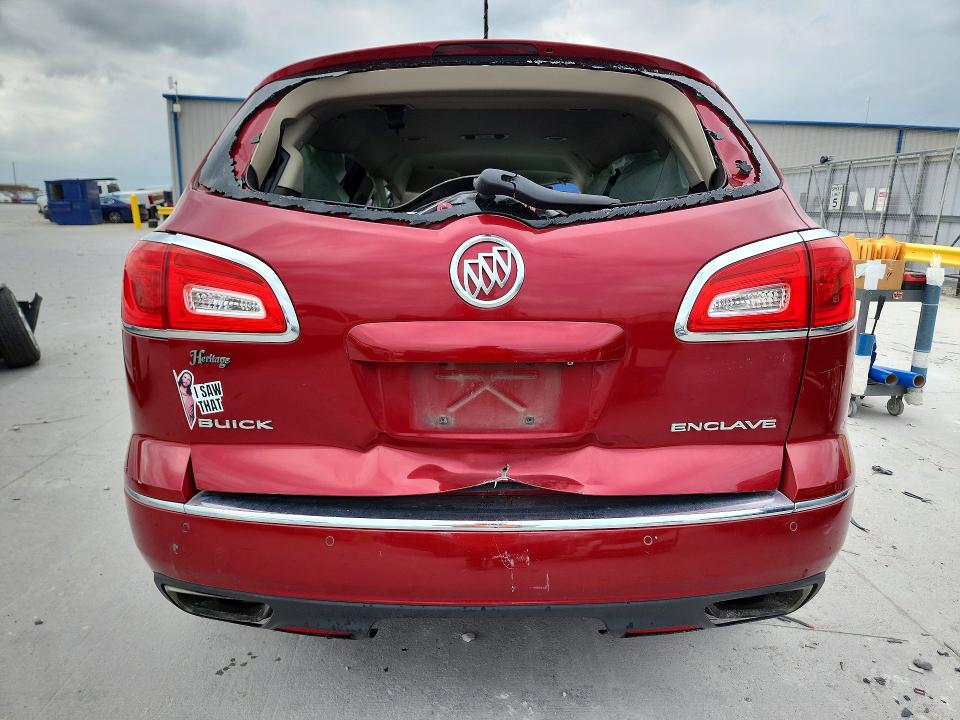 2013 Buick Enclave VIN 5GAKRCKD4DJ232053 COPART salvage auction — FRONT END, Tx - Salvage Vehicle Title, sold $275 on 2026-07-02 (photo 6)