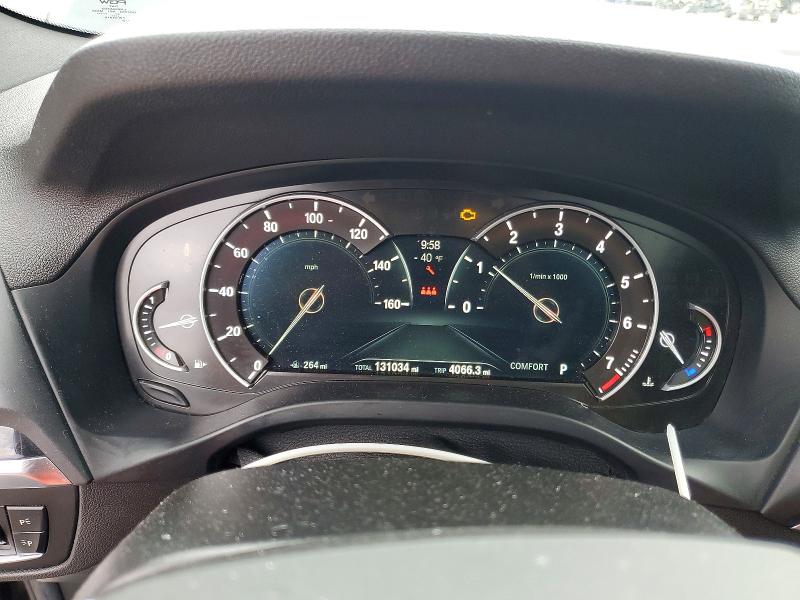 2019 BMW X3 VIN 5UXTR7C59KLE93523 COPART salvage auction — FRONT END, GA - CERT OF TITLE-SALVAGE, sold $5,900 on 2026-07-07 (photo 9)