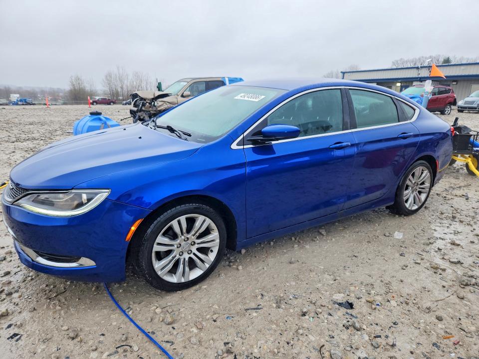 2015 Chrysler 200 VIN 1C3CCCAB2FN538110 COPART salvage auction — FRONT END, Mi - Certificate Of Title, sold $700 on 2026-07-15 (photo 1)