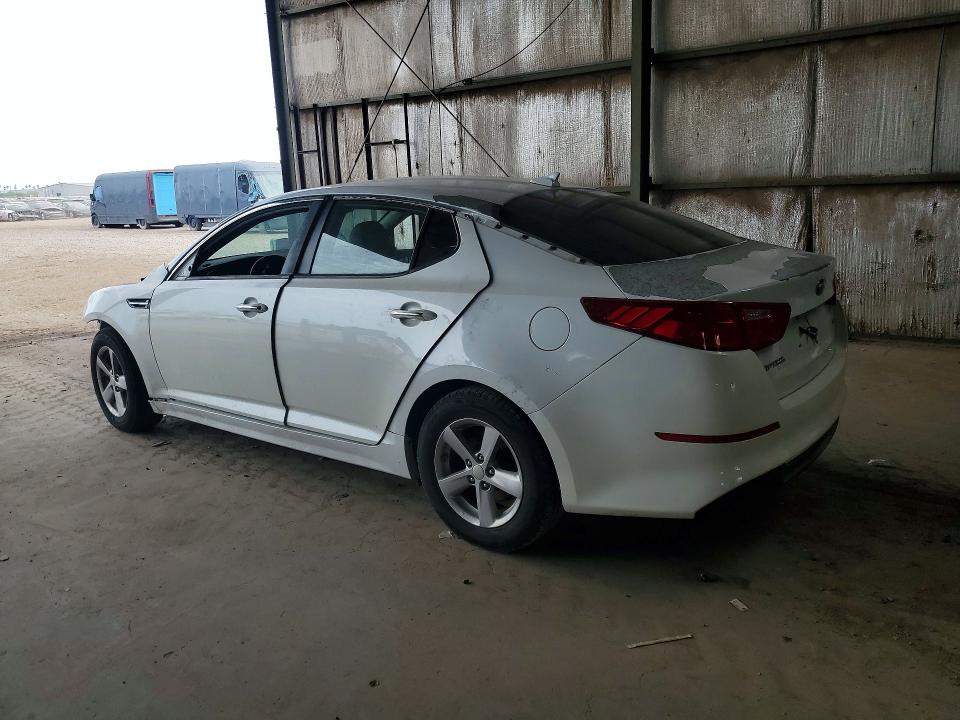 2015 Kia Optima VIN 5XXGM4A73FG444776 COPART salvage auction — FRONT END, Az - Certificate Of Title, sold $300 on 2026-07-08 (photo 2)