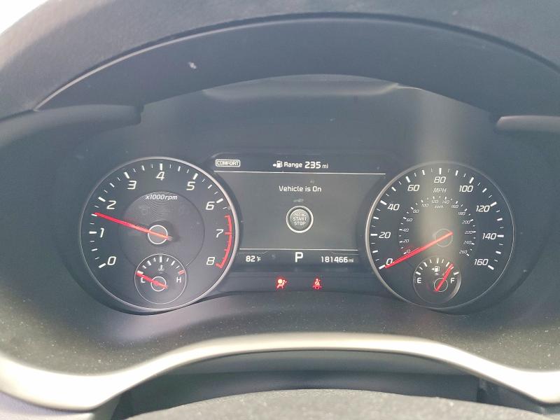 2018 Kia Stinger VIN KNAE25LA5J6017504 COPART salvage auction — REAR END, Fl - Cert Of Title Slvg Rebuildable, sold $2,250 on 2026-07-10 (photo 9)