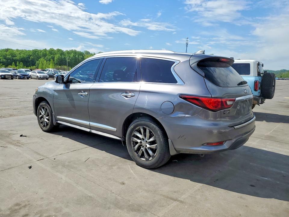 2020 Infiniti Qx60 VIN 5N1DL0MN7LC536019 COPART salvage auction — SIDE, Ky - Red Rebuilt Salvage Flood, sold $2,600 on 2026-07-02 (photo 2)