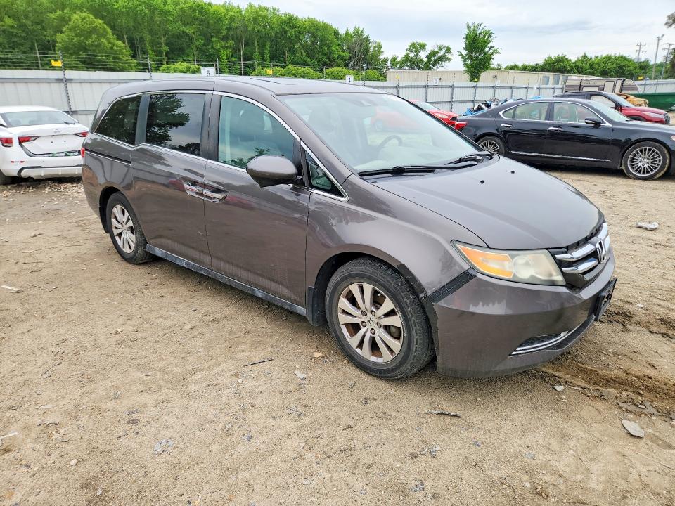 2014 Honda VIN 5FNRL5H6XEB093090 COPART salvage auction — FRONT END, Va - Certificate Of Title, sold $875 on 2026-07-02 (photo 4)