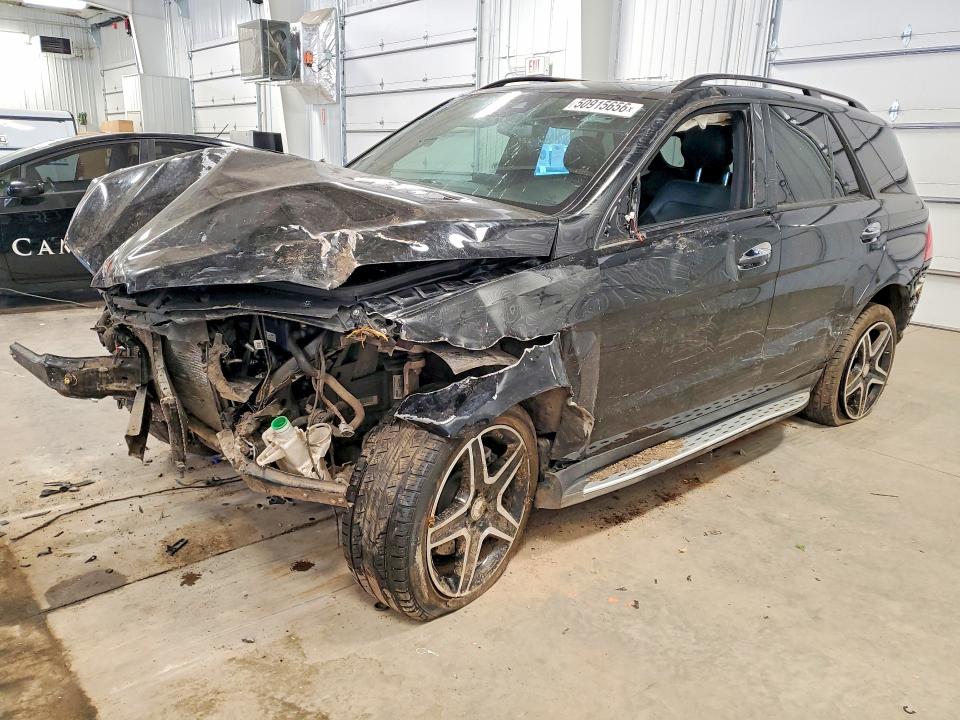 2016 Mercedes-benz Gle VIN 4JGDA5GB9GA651078 COPART salvage auction — FRONT END, Mn - Cert Of Title-Salvage, sold $2,750 on 2026-07-09 (photo 1)