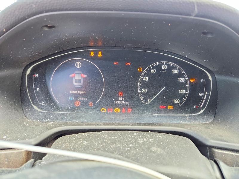 2018 Honda Accord VIN 1HGCV1F56JA042175 COPART salvage auction — FRONT END, Va - Certificate Of Title, sold $4,300 on 2026-07-21 (photo 9)