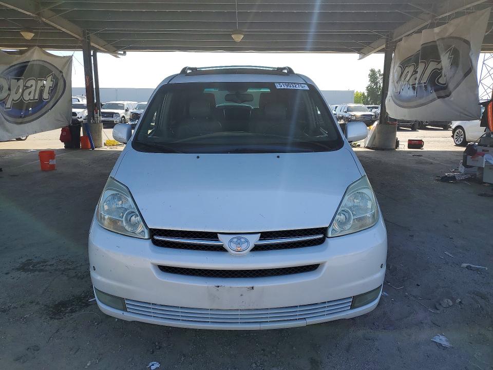 2005 Toyota Sienna VIN 5TDBA22C25S053232 COPART salvage auction — SIDE, CA - SALVAGE CERTIFICATE, sold $600 on 2026-07-07 (photo 5)