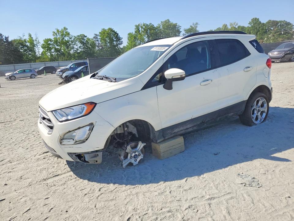 2021 Ford Ecosport VIN MAJ6S3GL9MC399832 COPART salvage auction — FRONT END, Sc - Cert Of Title-Salvage, sold $1,950 on 2026-07-06 (photo 1)