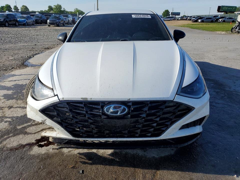 2021 Hyundai Sonata VIN 5NPEJ4J25MH067910 COPART salvage auction — FRONT END, Salvage Title, sold $2,750 on 2026-08-03 (photo 5)