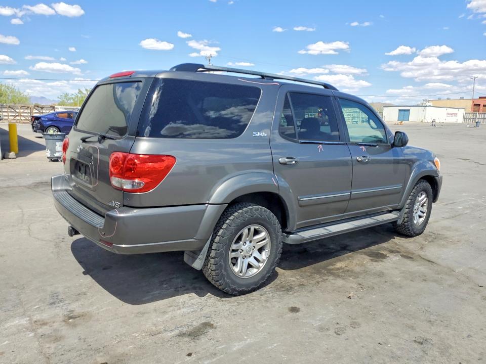 2007 Toyota Sequoia VIN 5TDZT34A47S287692 COPART salvage auction — NORMAL WEAR, Tx - Certificate Of Title, sold $850 on 2026-07-17 (photo 3)