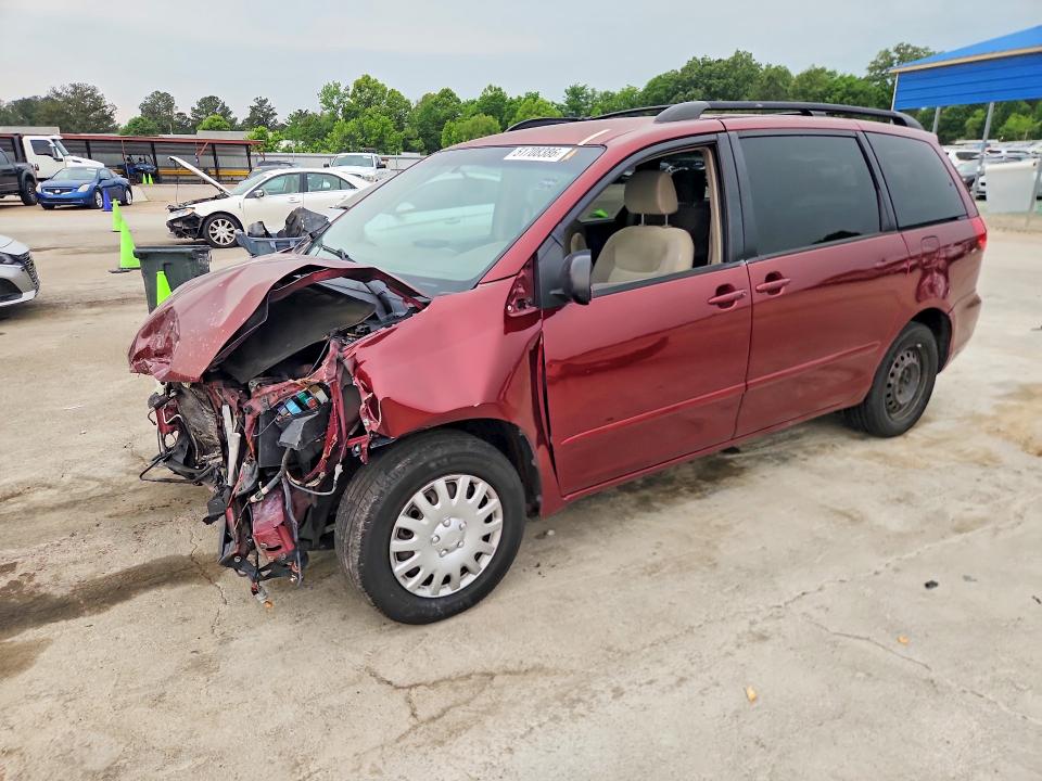 2008 Toyota Sienna VIN 5TDZK23CX8S206437 — COPART salvage auction photo