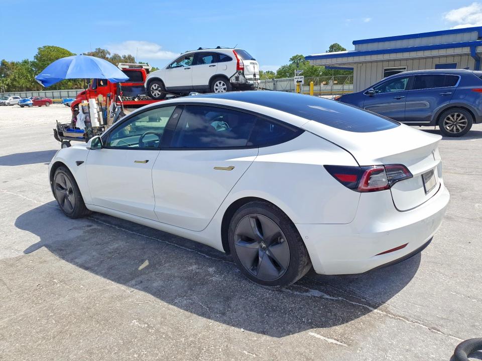 2021 Tesla Model 3 VIN 5YJ3E1EA9MF029719 COPART salvage auction — FRONT END, Fl - Certificate Of Destruction, sold $4,750 on 2026-07-15 (photo 2)