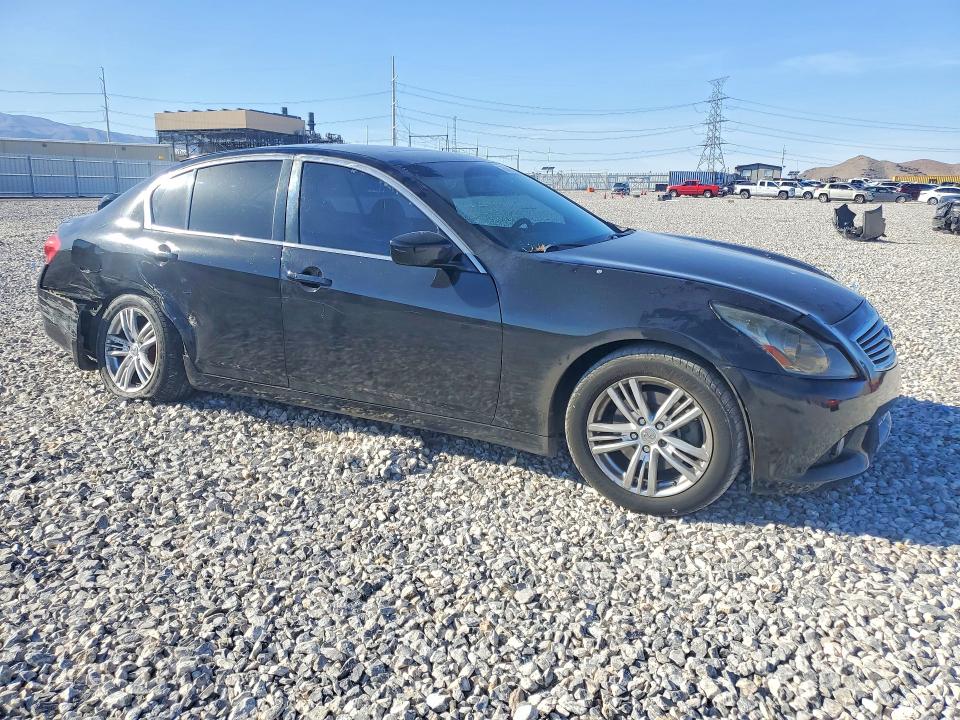 2013 Infiniti VIN JN1CV6AR4DM351462 COPART salvage auction — REAR END, Salvage Title, sold $250 on 2026-07-27 (photo 4)