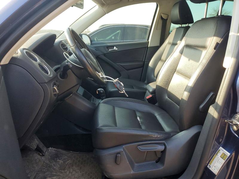 2011 Volkswagen Tiguan VIN WVGBV7AX9BW504346 COPART salvage auction — FRONT END, ON - PERMIT SALVAGE, sold $350 on 2026-08-18 (photo 7)
