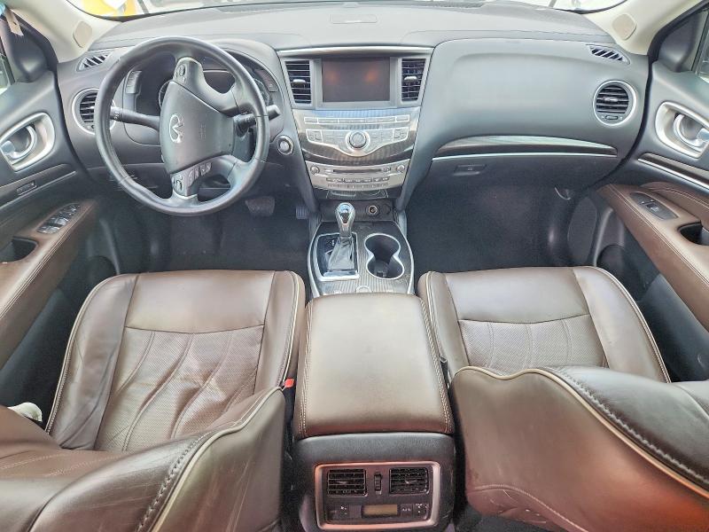 2018 Infiniti Qx60 VIN 5N1DL0MNXJC520944 COPART salvage auction — FRONT END, Tx - Salvage Vehicle Title, sold $2,300 on 2026-07-10 (photo 8)