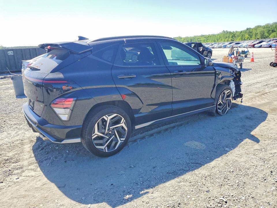 2025 Hyundai Kona VIN KM8HB3A39SU187933 COPART salvage auction — FRONT END, SC - CERT OF TITLE-SALVAGE, sold $7,100 on 2026-07-06 (photo 3)