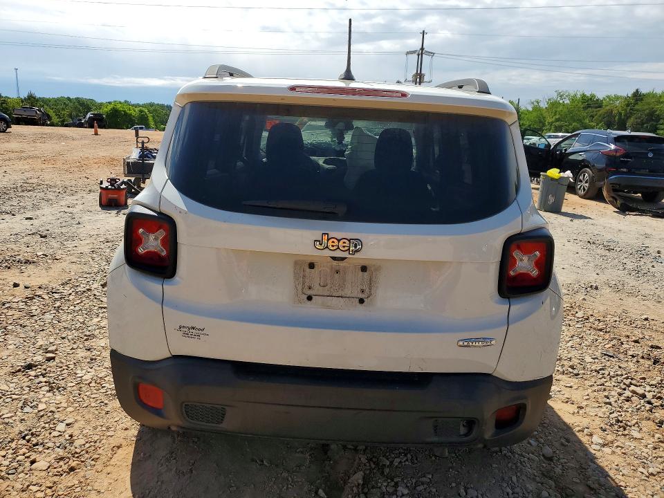 2015 Jeep Renegade VIN ZACCJABT0FPB61981 COPART salvage auction — FRONT END, Nc - Salvage Certificate Of Title, sold $300 on 2026-07-27 (photo 6)