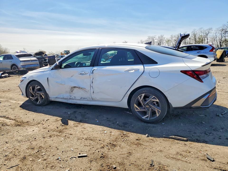 2025 Hyundai Elantra VIN KMHLM4DG6SU998789 COPART salvage auction — FRONT END, Md - Cert Of Salvage > 75% Damage, sold $3,600 on 2026-07-28 (photo 2)