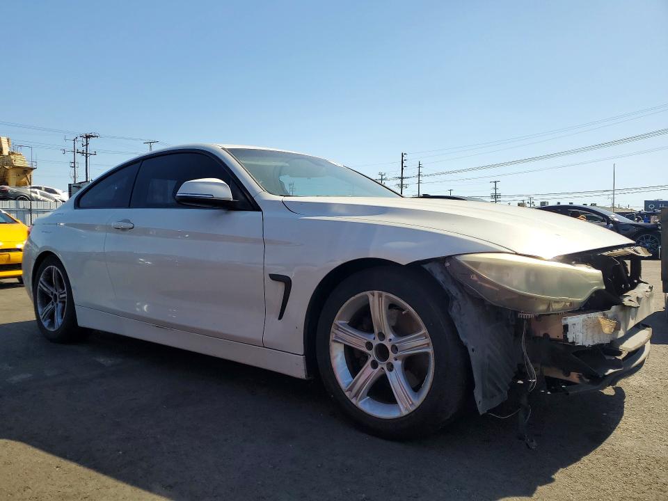 2014 BMW 4er VIN WBA3N7C55EK222024 COPART salvage auction — FRONT END, Ca - Salvage Certificate, sold $500 on 2026-07-29 (photo 4)