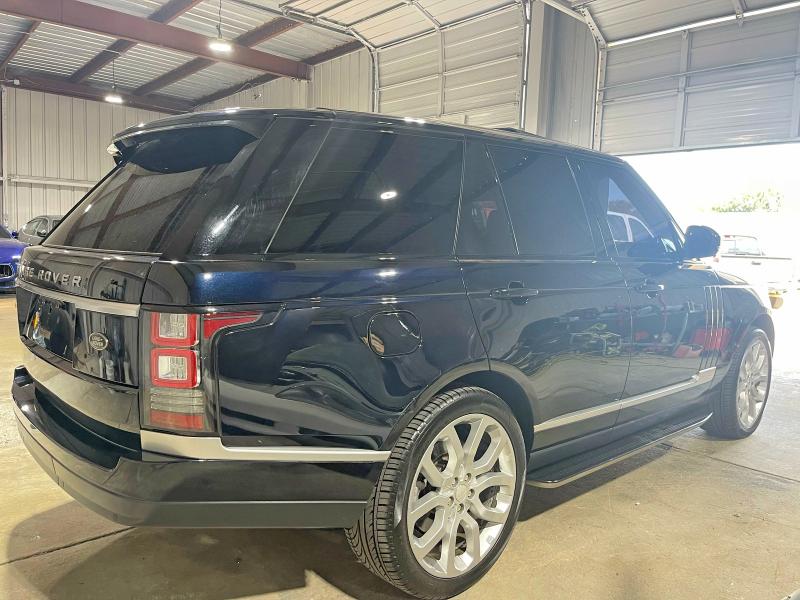 2014 Land rover RANGE ROVER VIN SALGS2TF6EA155229 COPART salvage auction — DAMAGE HISTORY, Tx - Salvage Vehicle Title (P), sold $20,300 on 2026-07-10 (photo 4)