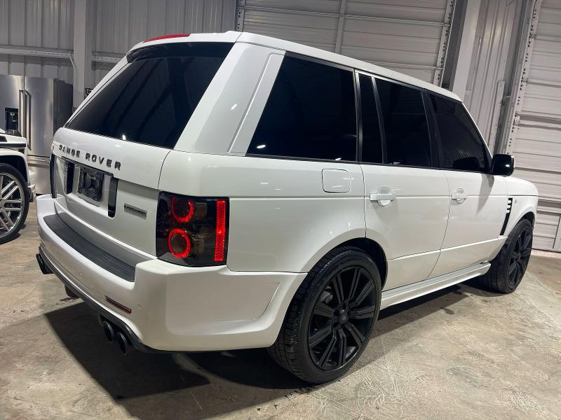 2011 Land rover RANGE ROVER VIN SALMF1E46BA357805 COPART salvage auction — DAMAGE HISTORY, Co - Dlr/Dis/Exp-Ct Others-Ca Acq (P), sold $17,600 on 2026-07-10 (photo 4)