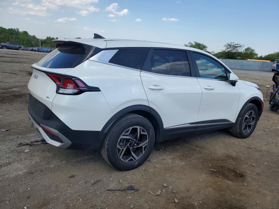 2025 Kia Sportage VIN KNDPUCDF0S7352878 COPART salvage auction — FRONT END, Md - Cert Of Salvage > 75% Damage, sold $200 on 2026-07-23 (photo 3)