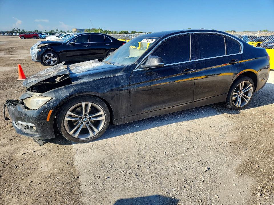 2017 BMW 3 series VIN WBA8B9G55HNU50175 COPART salvage auction — BURN, Fl - Cert Of Title Slvg Rebuildable, sold $350 on 2026-07-27 (photo 1)