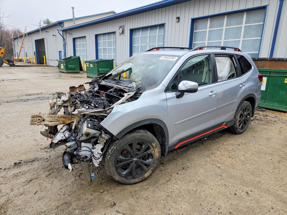 2019 Subaru Forester VIN JF2SKAPCXKH472737 COPART salvage auction — FRONT END, Ma - Cert Of Title-Salvage, sold $90 on 2026-07-28 (photo 1)