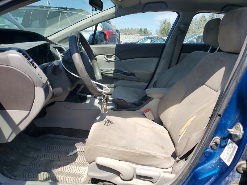 2012 Honda VIN 2HGFB2F41CH029664 COPART salvage auction — REAR END, On - Permit Salvage, sold $950 on 2026-07-02 (photo 7)