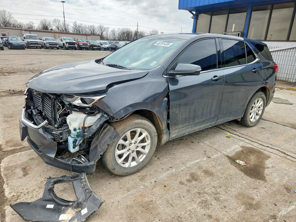 2018 Chevrolet Equinox VIN 2GNAXSEV4J6115782 COPART salvage auction — FRONT END, Mi - Cert Of Title-Salvage Vehicle, sold $1,700 on 2026-08-03 (photo 1)