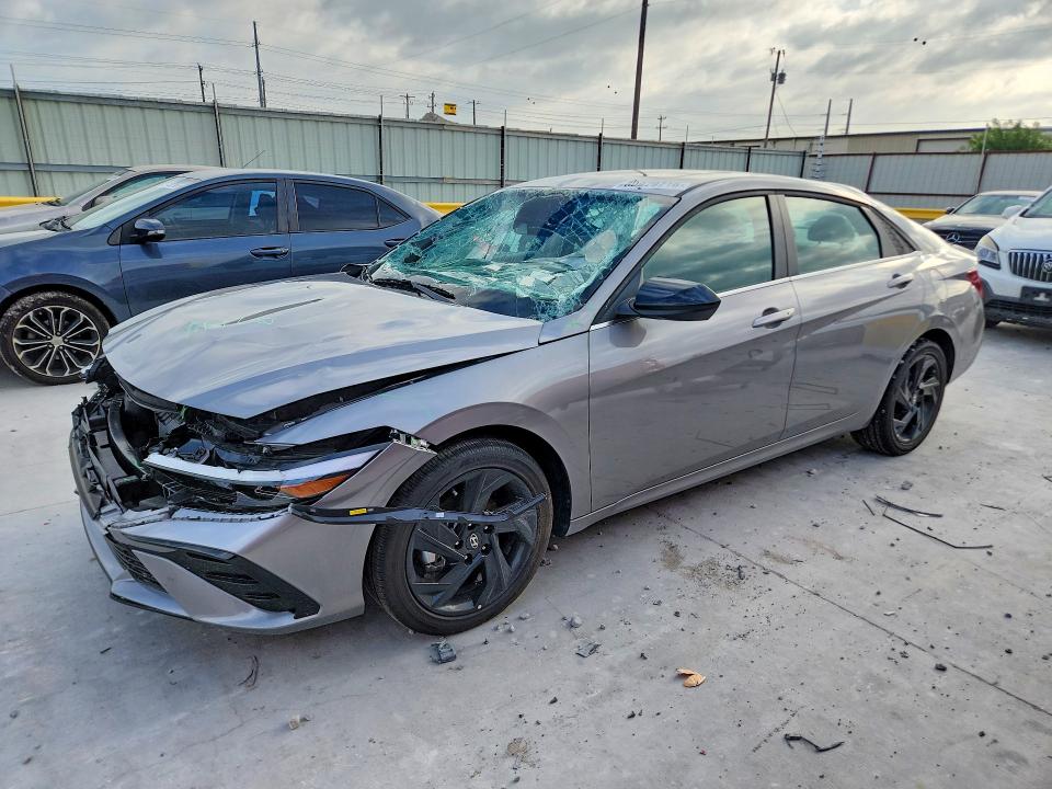 2026 Hyundai Elantra VIN KMHLS4DG5TU113697 COPART salvage auction — FRONT END, Tx - Salvage Vehicle Title, sold $7,400 on 2026-07-14 (photo 1)