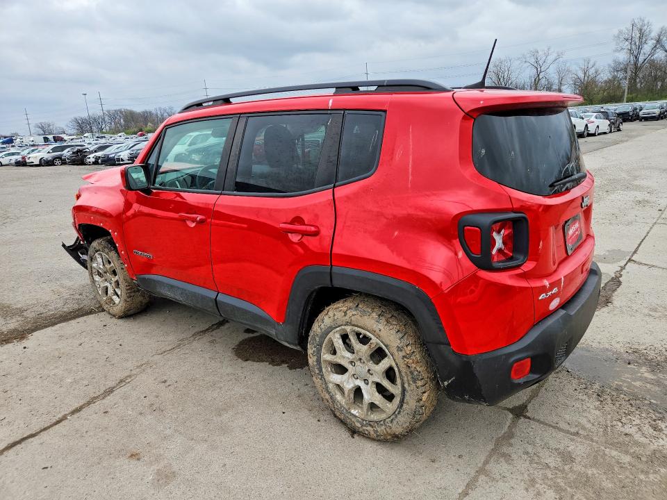 2018 Jeep Renegade VIN ZACCJBBB4JPG95468 COPART salvage auction — FRONT END, IN - BILL OF SALE - PARTS ONLY, sold $750 on 2026-07-27 (photo 2)