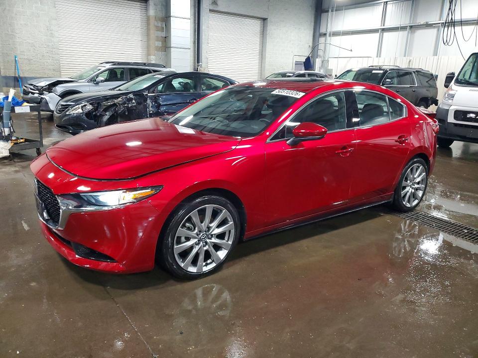 2020 Mazda 3 VIN 3MZBPBEM7LM130030 COPART salvage auction — REAR END, Mn - Certificate Of Title, sold $7,900 on 2026-08-11 (photo 1)