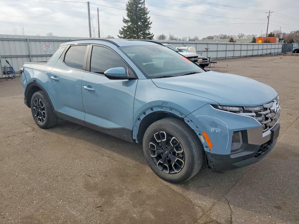 2022 Hyundai Santa cruz VIN 5NTJDDAF3NH015123 COPART salvage auction — REAR END, MN - CERT OF TITLE-SALVAGE, sold $9,800 on 2026-07-07 (photo 4)