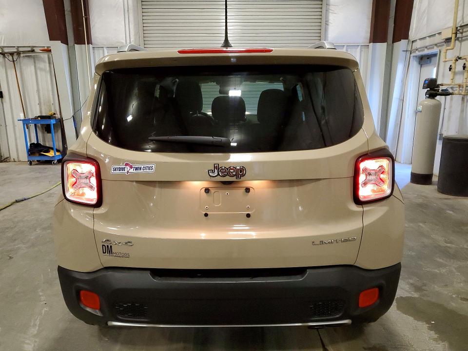 2016 Jeep Renegade VIN ZACCJBDT1GPC61362 COPART salvage auction — SIDE, Mn - Cert Of Title-Prior Salvage, sold $2,400 on 2026-08-17 (photo 6)