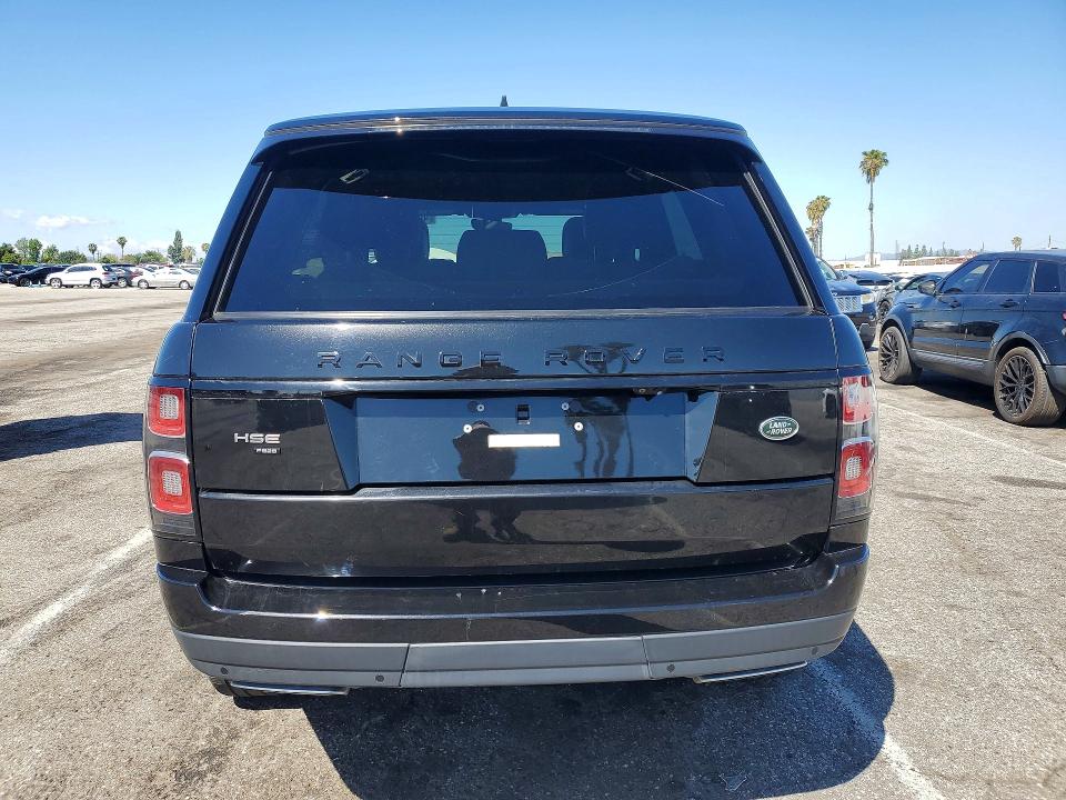 2021 Land rover RANGE ROVER VIN SALGS2SEXMA446484 COPART salvage auction — Minor Dent/Scratches, CA - SALVAGE CERTIFICATE (P), sold $31,000 on 2026-05-21 (photo 6)