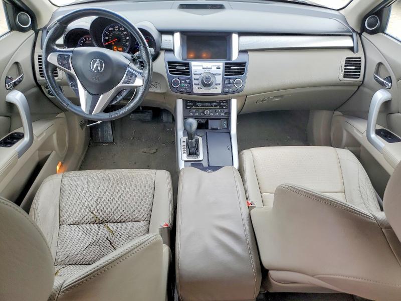2009 Acura Rdx VIN 5J8TB18559A000596 COPART salvage auction — SIDE, Tx - Salvage Vehicle Title, sold $725 on 2026-07-02 (photo 8)