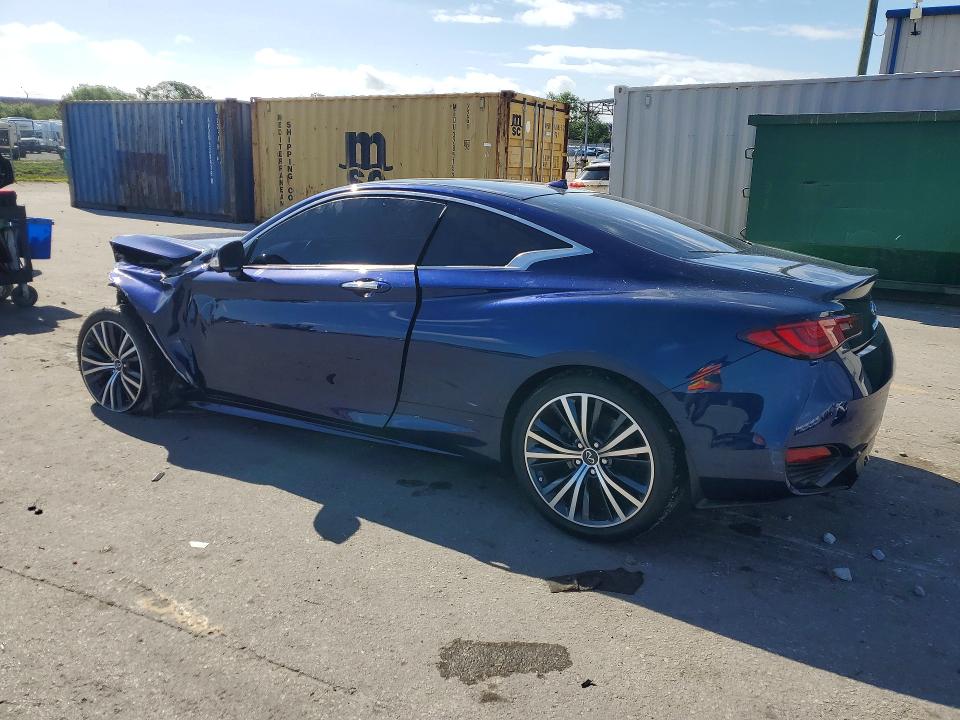 2022 Infiniti Q60 VIN JN1EV7KKXNM600753 COPART salvage auction — FRONT END, FL, sold $2,800 on 2026-07-23 (photo 2)