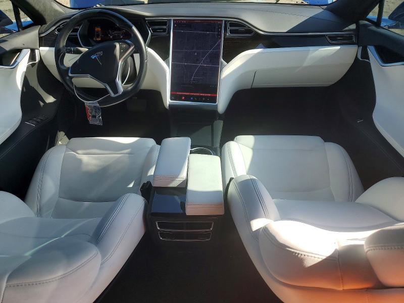 2017 Tesla Model s VIN 5YJSA1E11HF185587 COPART salvage auction — REAR END, Ca - Salvage Certificate, sold $4,700 on 2026-07-02 (photo 8)