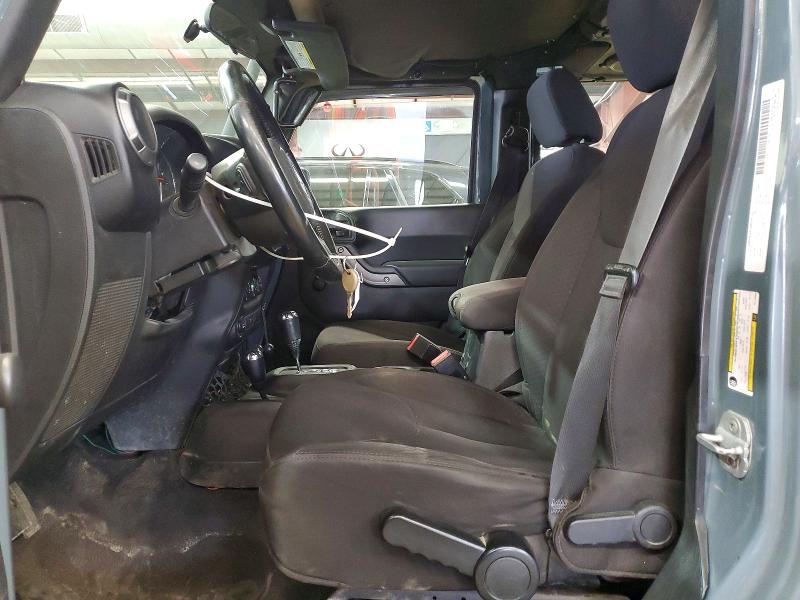 2014 Jeep Wrangler unlimited VIN 1C4BJWDG2EL118069 COPART salvage auction — ROOF, Vt - Certificate Of Title, sold $5,400 on 2026-07-24 (photo 7)