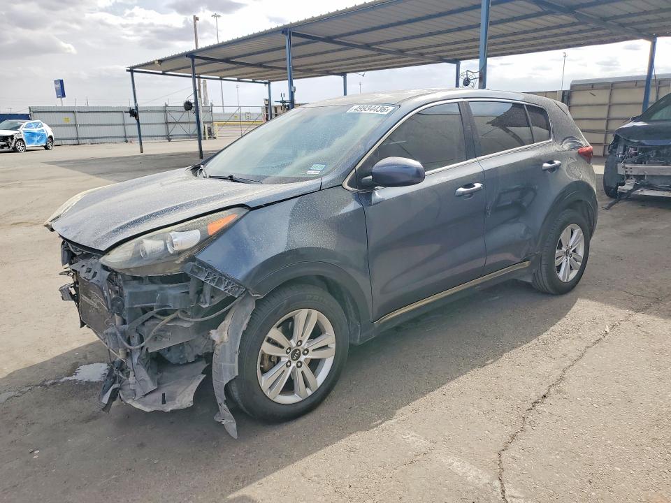 2018 Kia Sportage VIN KNDPM3AC4J7318662 COPART salvage auction — FRONT END, Tx - Salvage Vehicle Title, sold $2,100 on 2026-07-06 (photo 1)