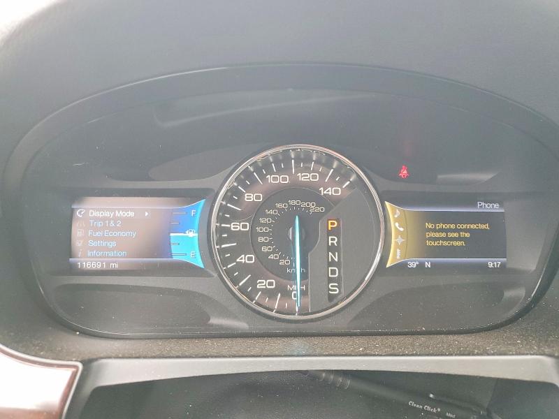 2013 Ford Edge VIN 2FMDK4KC0DBA79938 COPART salvage auction — REAR END, Co - Public - Salvage Title, sold $1,200 on 2026-07-02 (photo 9)