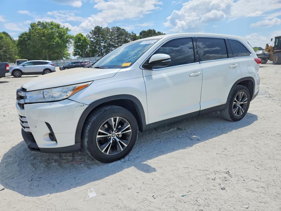 2019 Toyota Highlander VIN 5TDZZRFH0KS359167 COPART salvage auction — FRONT END, Ga - Certificate Of Title, sold $10,500 on 2026-07-15 (photo 1)