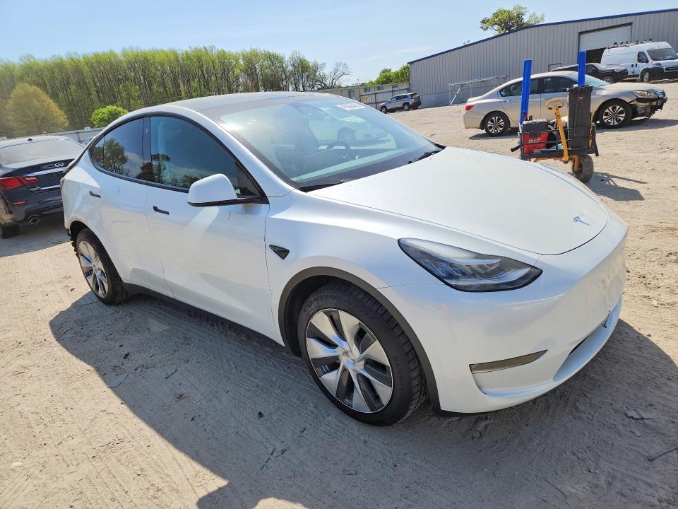 2023 Tesla VIN 7SAYGAEE6PF599137 COPART salvage auction — REAR END, Va - Cert Of Title - Salvage, sold $5,500 on 2026-07-28 (photo 4)