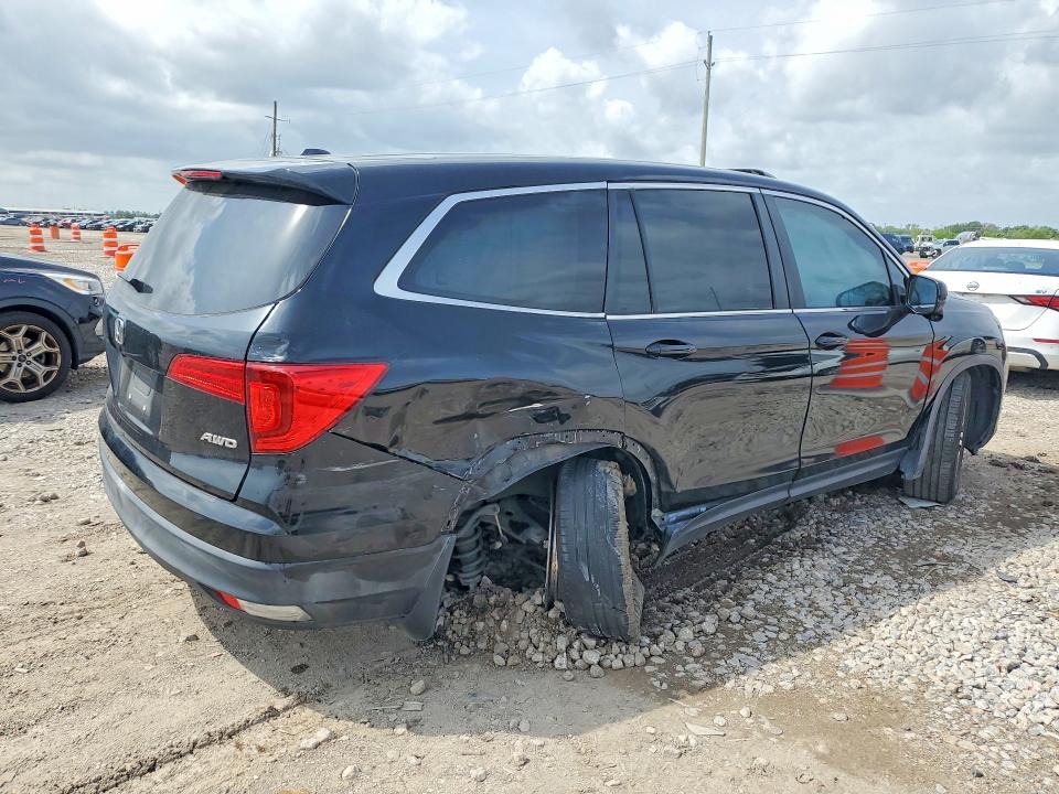 2016 Honda Pilot VIN 5FNYF6H51GB007247 COPART salvage auction — FRONT END, Tx - Salvage Vehicle Title, sold $2,800 on 2026-07-02 (photo 3)